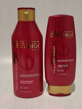 Dessange Paris Salon Color Restore Shampoo & Conditioner Set Of 1 Bottle Of Each
